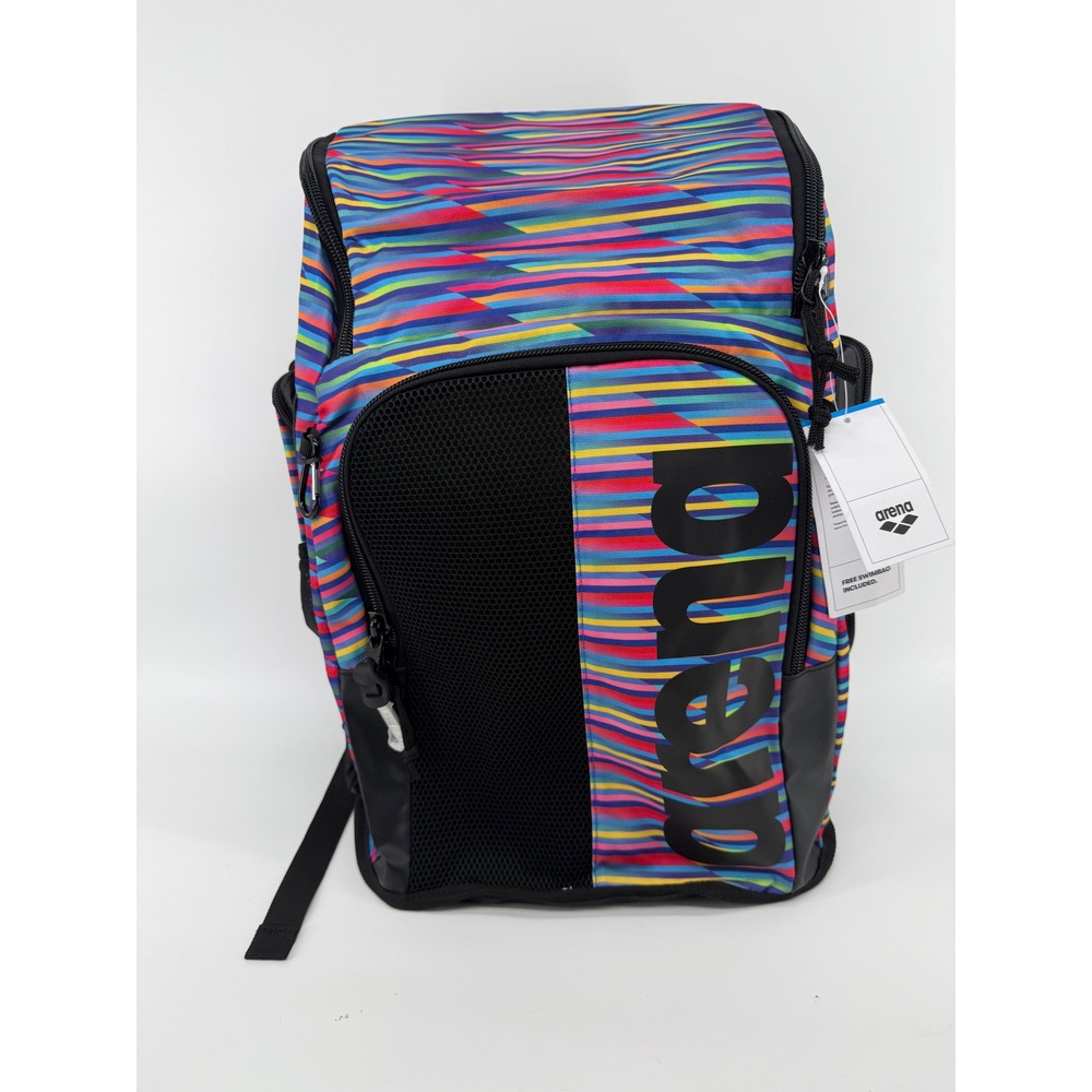 Arena Spiky‎ III Backpack 45 Stripes Swimming Athletes Sports Gym Rucksack